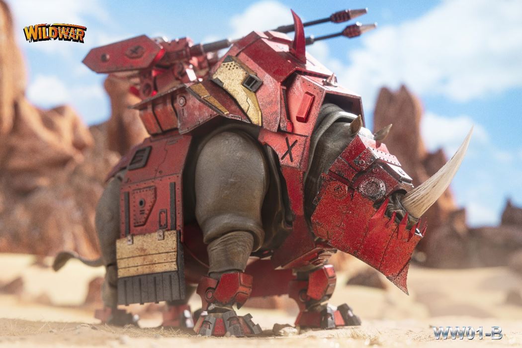 Giant horned rhinoceros