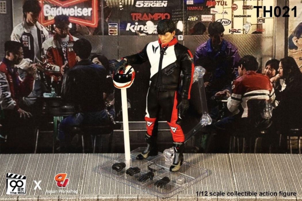 NSR Motorcycle (Red and White Latte Art) & Fire Chariot Motorcycle NSR 1/12