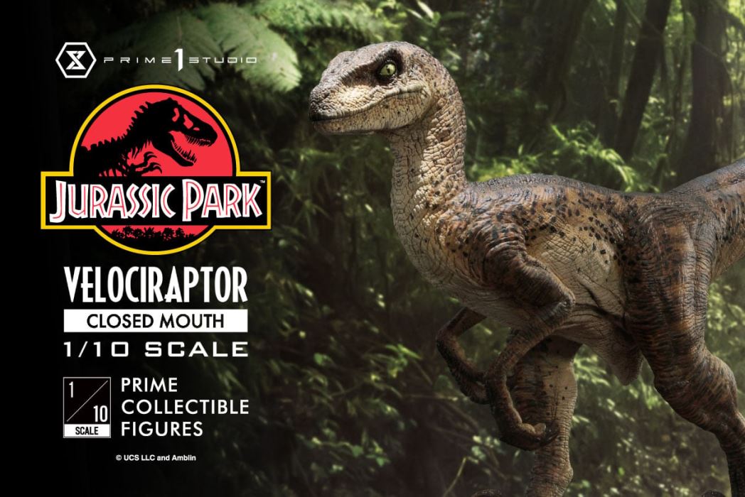 Jurassic Park (Film) Velociraptor Closed Mouth