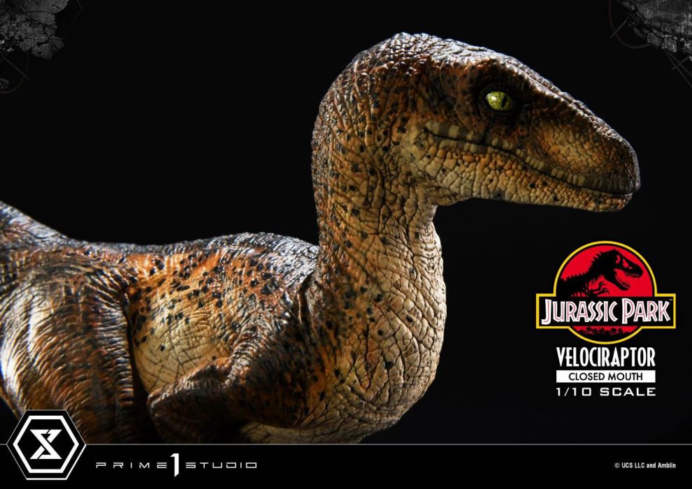 Jurassic Park (Film) Velociraptor Closed Mouth