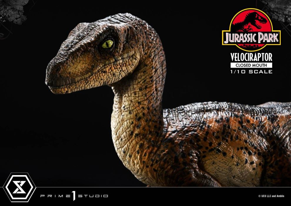 Jurassic Park (Film) Velociraptor Closed Mouth