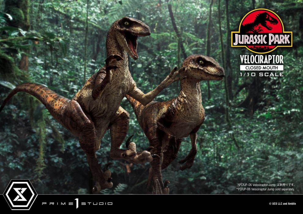 Jurassic Park (Film) Velociraptor Closed Mouth