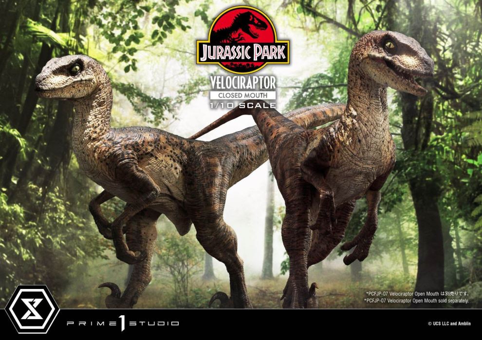 Jurassic Park (Film) Velociraptor Closed Mouth