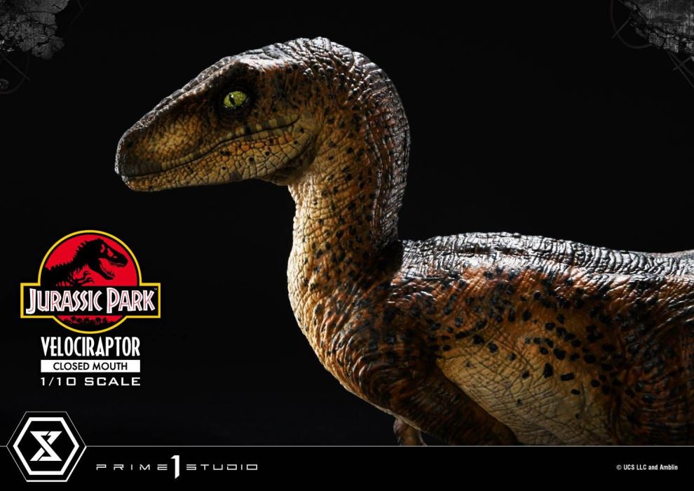 Jurassic Park (Film) Velociraptor Closed Mouth