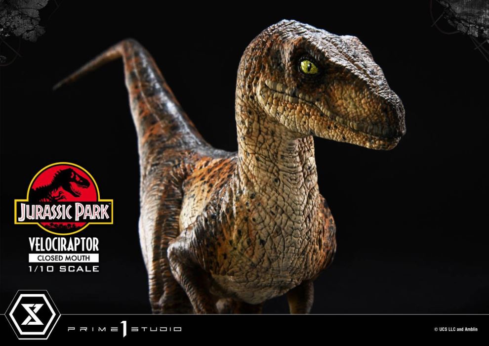 Jurassic Park (Film) Velociraptor Closed Mouth