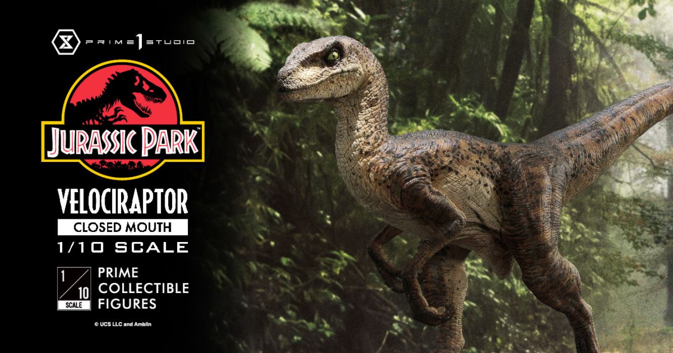 Jurassic Park (Film) Velociraptor Closed Mouth