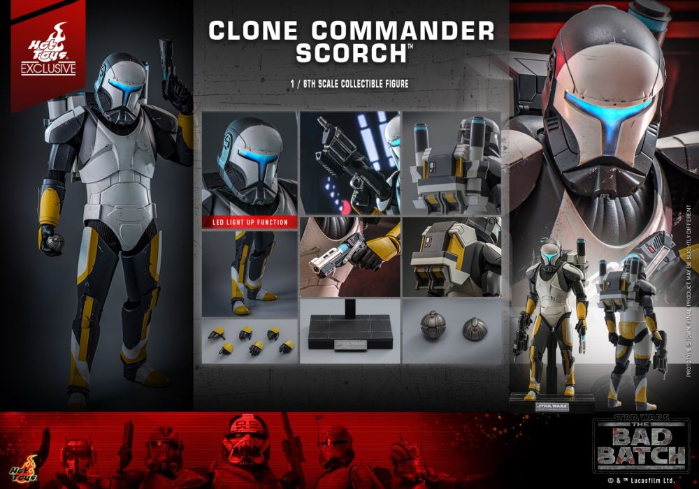 Clone Commander Scorch - Star Wars: Alien Squad 1/6