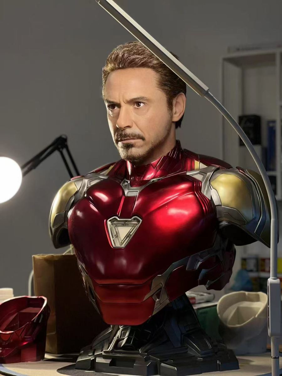 Iron Man MK85 Bust - Tony Stark Real Silicone Bust