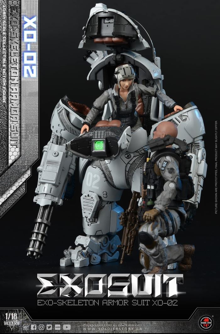 EXO-Skeleton Armor Suit XO-02 1/8