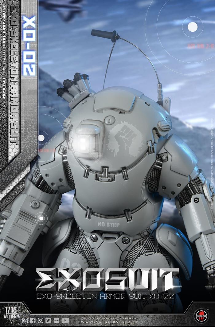 EXO-Skeleton Armor Suit XO-02 1/8