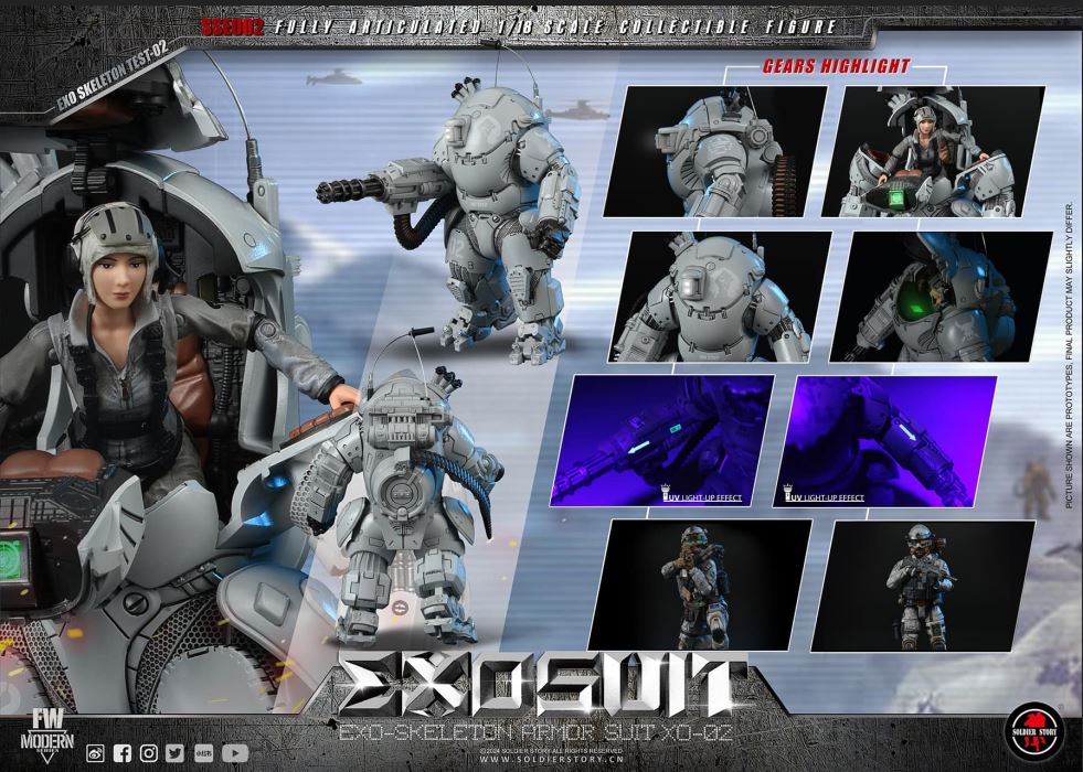 EXO-Skeleton Armor Suit XO-02 1/8