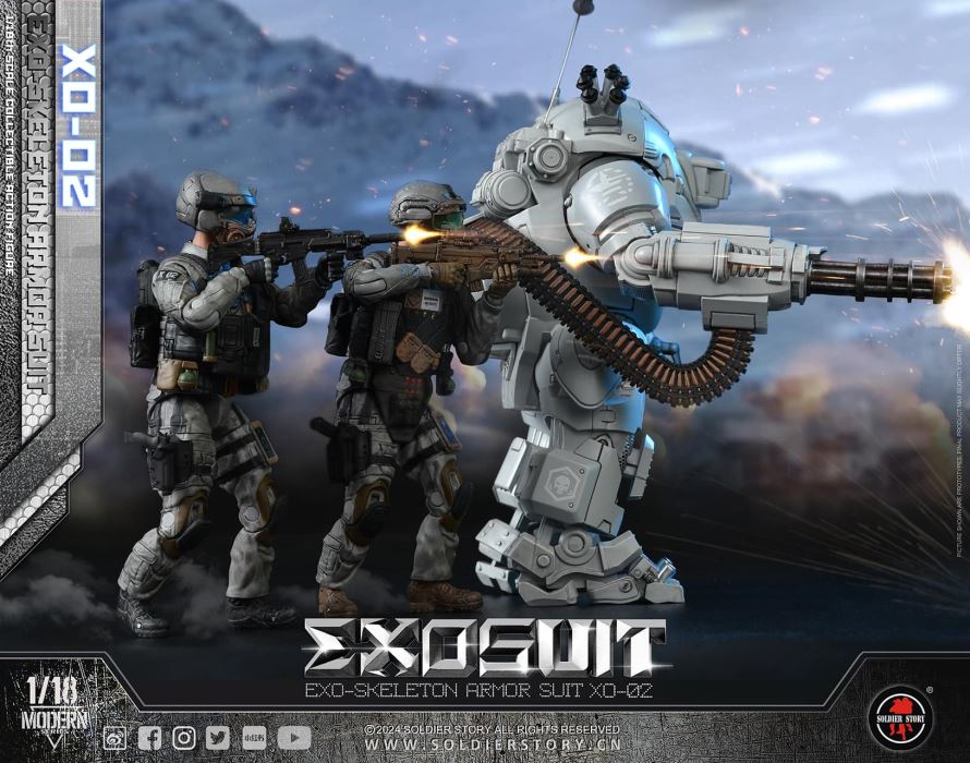 EXO-Skeleton Armor Suit XO-02 1/8