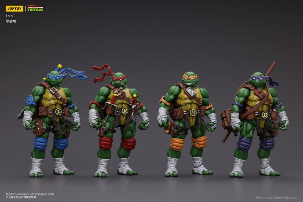 Ninja Turtles - Michelangelo/Donatello/Leonardo/Raphael 1/18