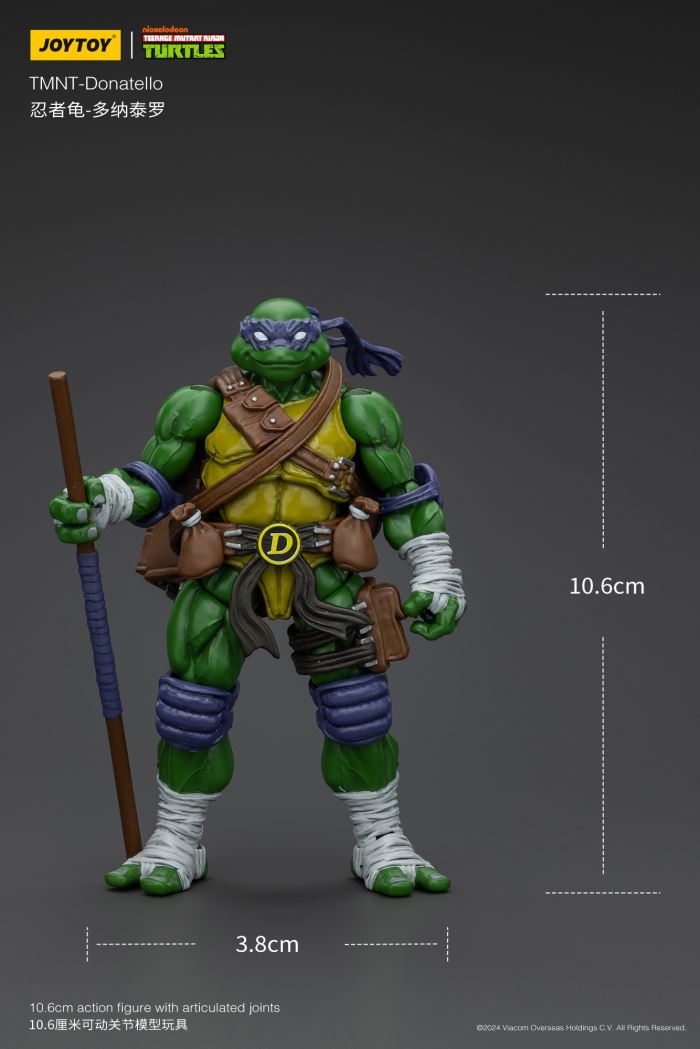 Ninja Turtles - Michelangelo/Donatello/Leonardo/Raphael 1/18