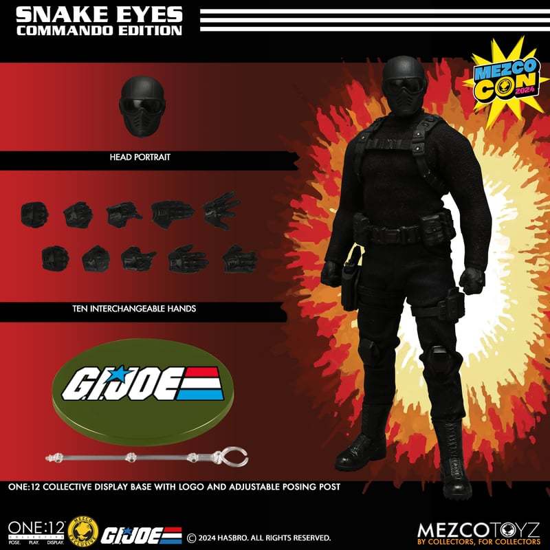 ONE:12 COLLECTIVE GI Joe: Snake Eyes - Commando Edition