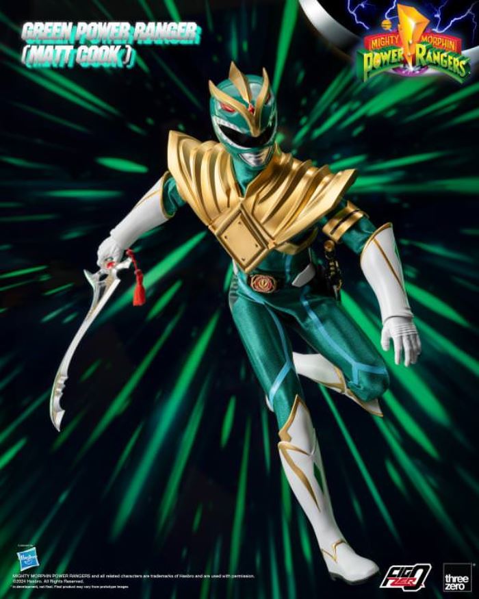 FigZero 1/6 Green Power Ranger (Matt Cook) Chaos Energy Version