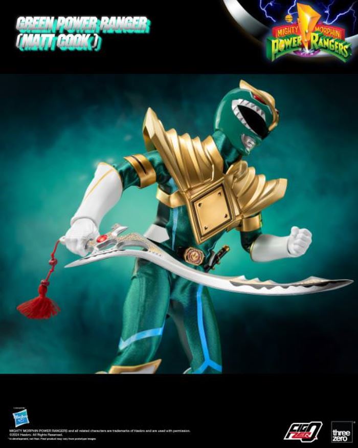 FigZero 1/6 Green Power Ranger (Matt Cook) Chaos Energy Version
