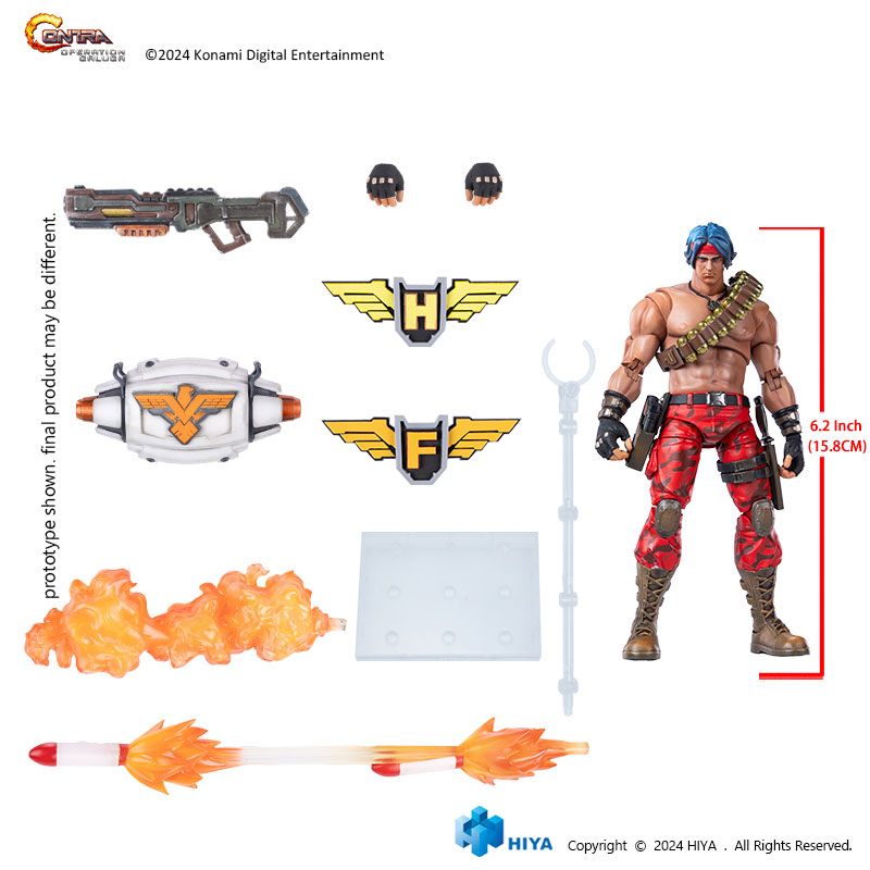 Contra: Operation Galuga 1/12 Exquisite Basic Action Figure Lance Bean