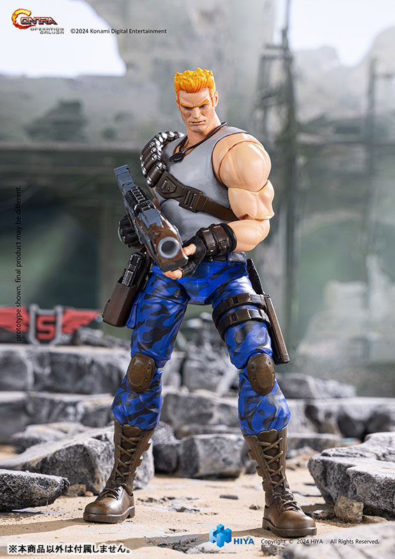 Contra: Operation Galuga 1/12 Exquisite Basic Action Figure Bill Rizer