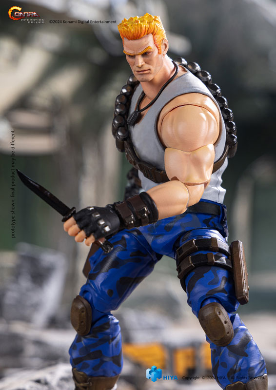 Contra: Operation Galuga 1/12 Exquisite Basic Action Figure Bill Rizer