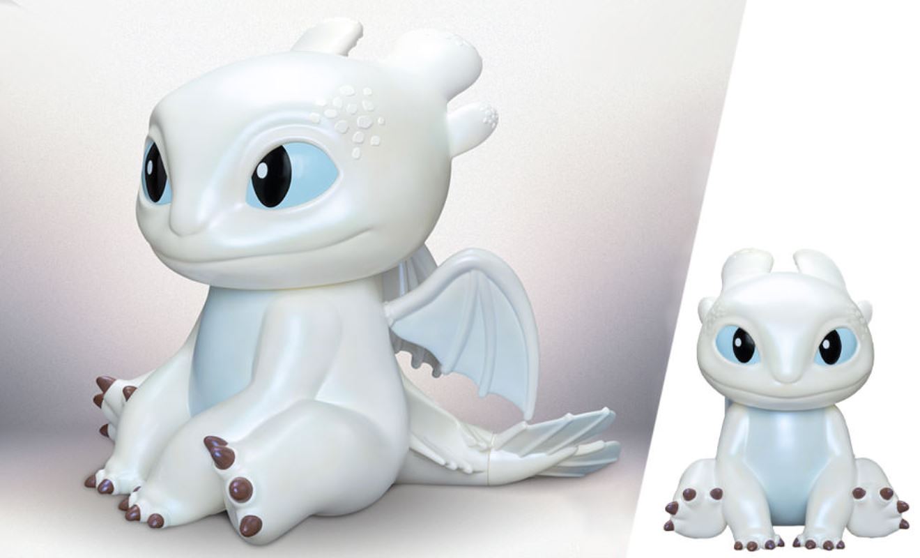 Light Fury Vinyl Piggy Bank