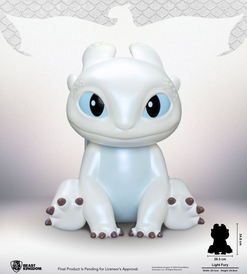 Light Fury Vinyl Piggy Bank