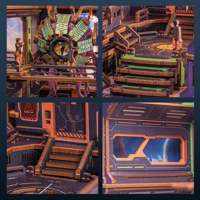 Miniature Doll House The Eye of Old God Wooden DIY Kit