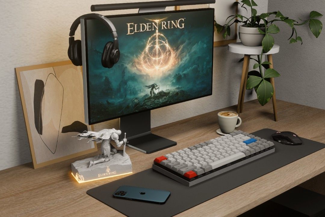 Fingerprint Knight (luminous desktop version) - EldenRing