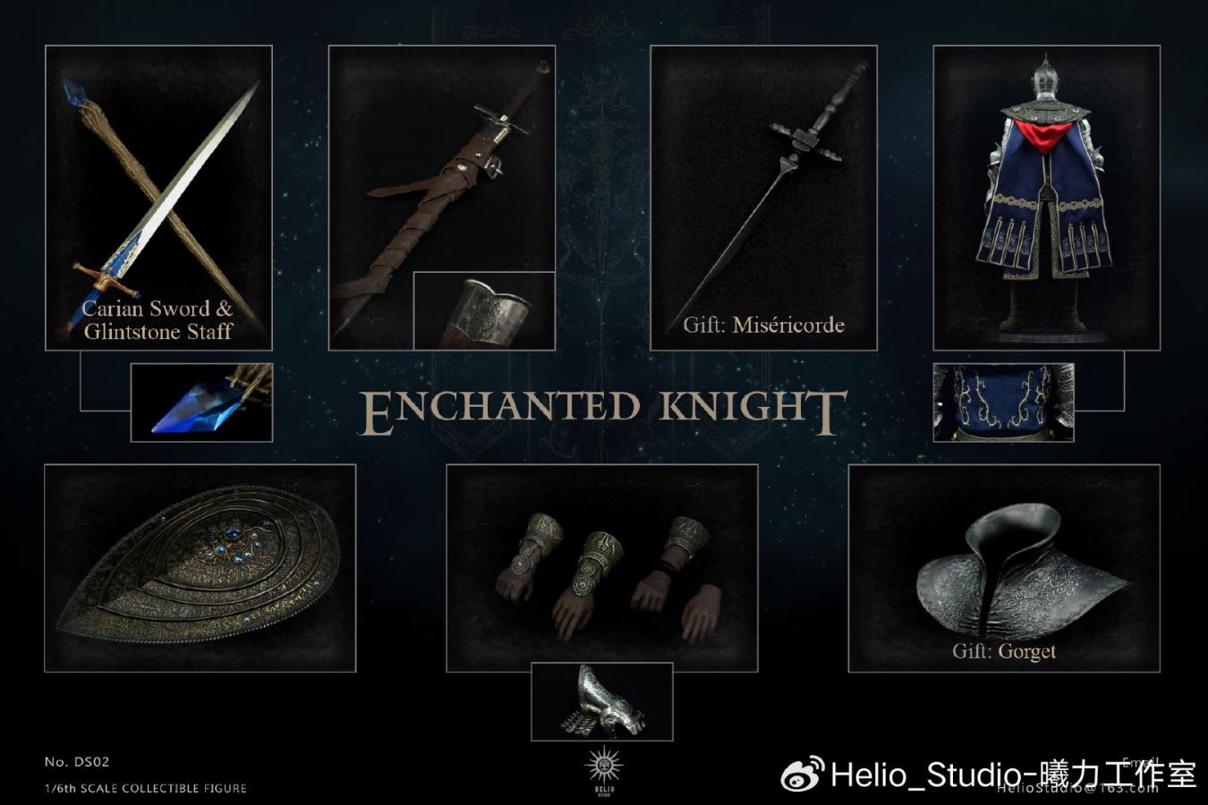 Enchanted Knight #DS02 White Copper - Original 1/6