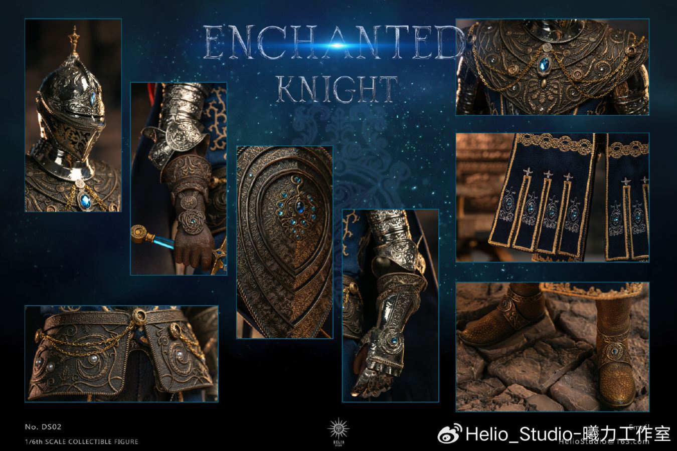 Enchanted Knight #DS02 White Copper - Original 1/6