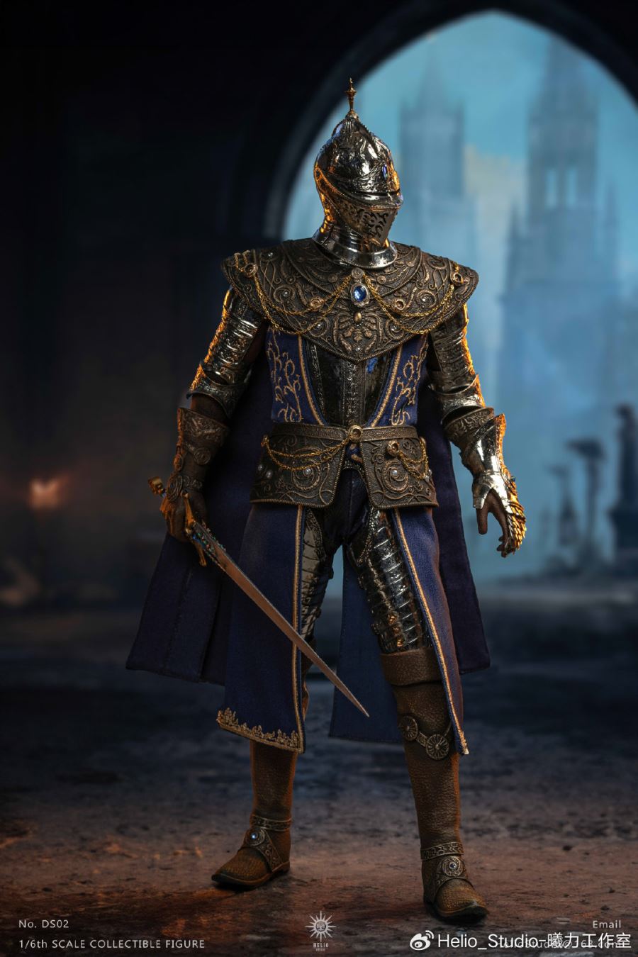 Enchanted Knight #DS02 White Copper - Original 1/6