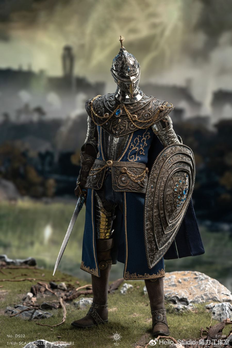 Enchanted Knight #DS02 White Copper - Original 1/6