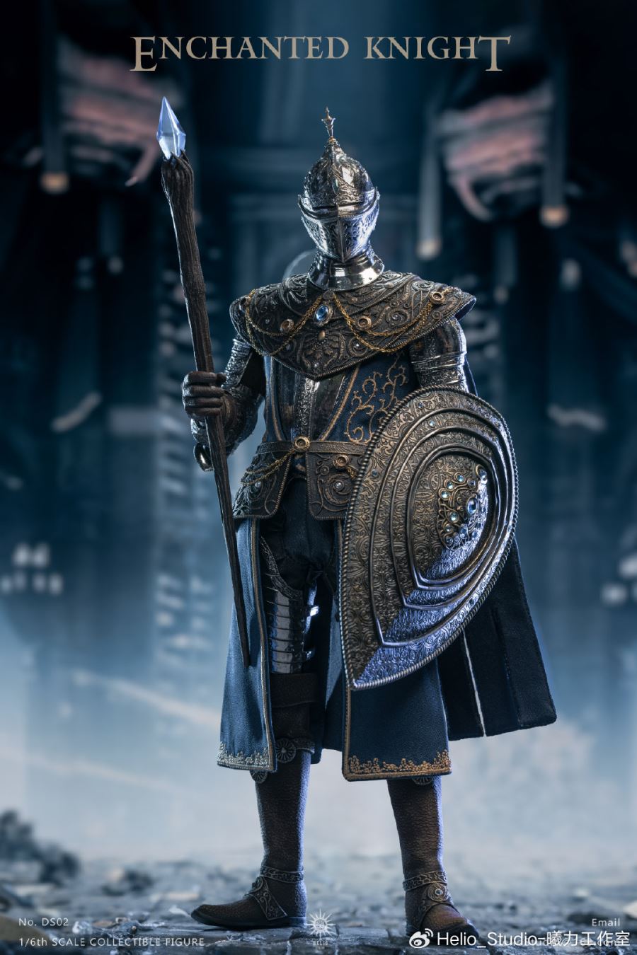 Enchanted Knight #DS02 White Copper - Original 1/6