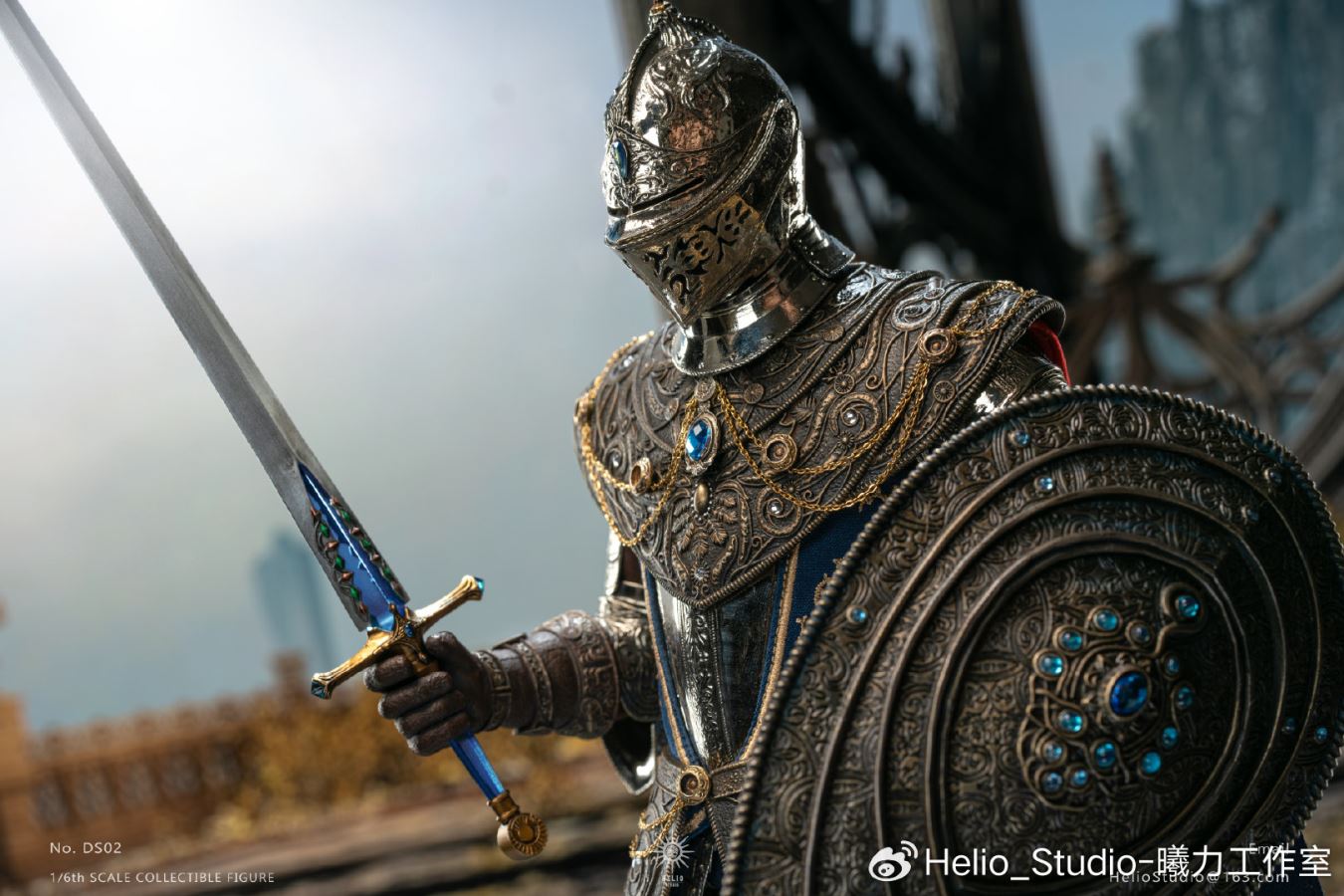 Enchanted Knight #DS02 White Copper - Original 1/6