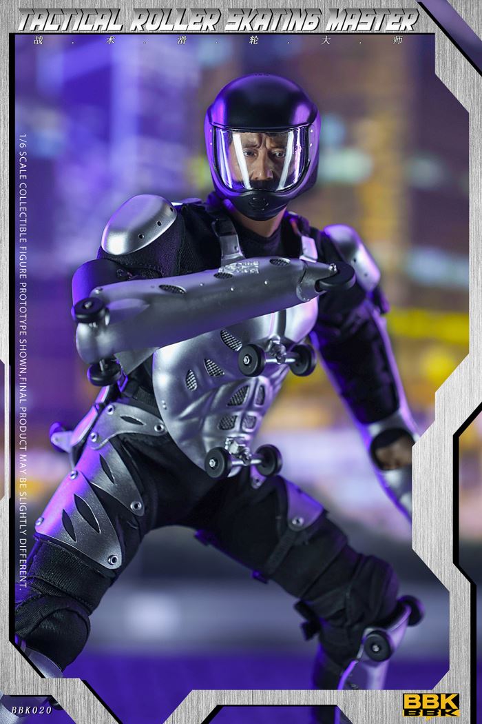 Soldier Tactical Roller Skating Master Hand-made Model 1/6