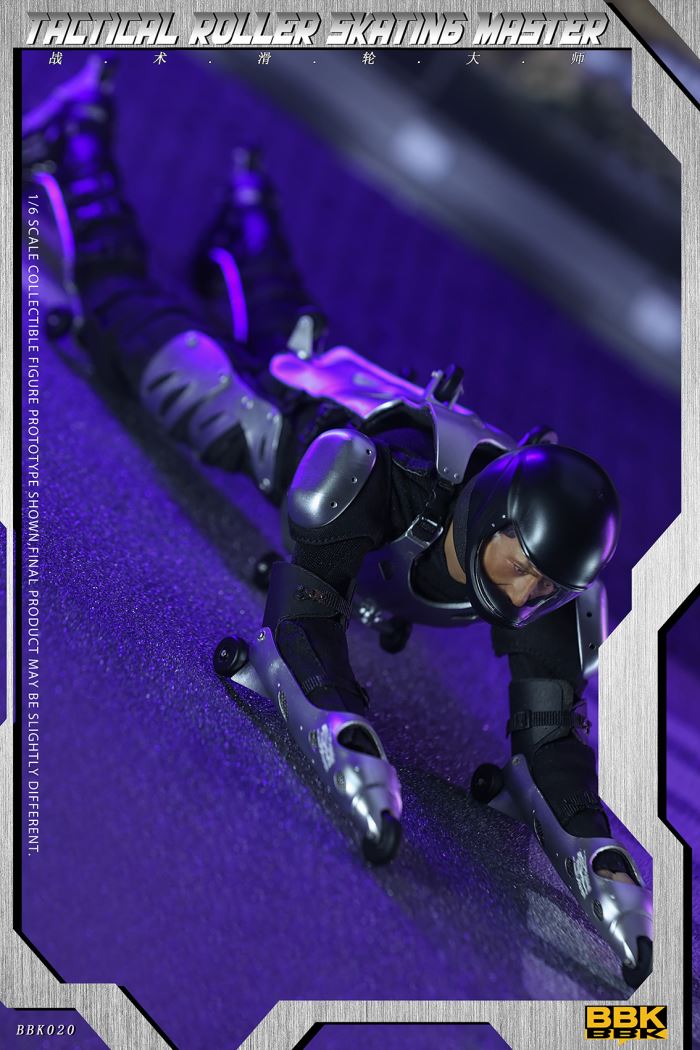 Soldier Tactical Roller Skating Master Hand-made Model 1/6