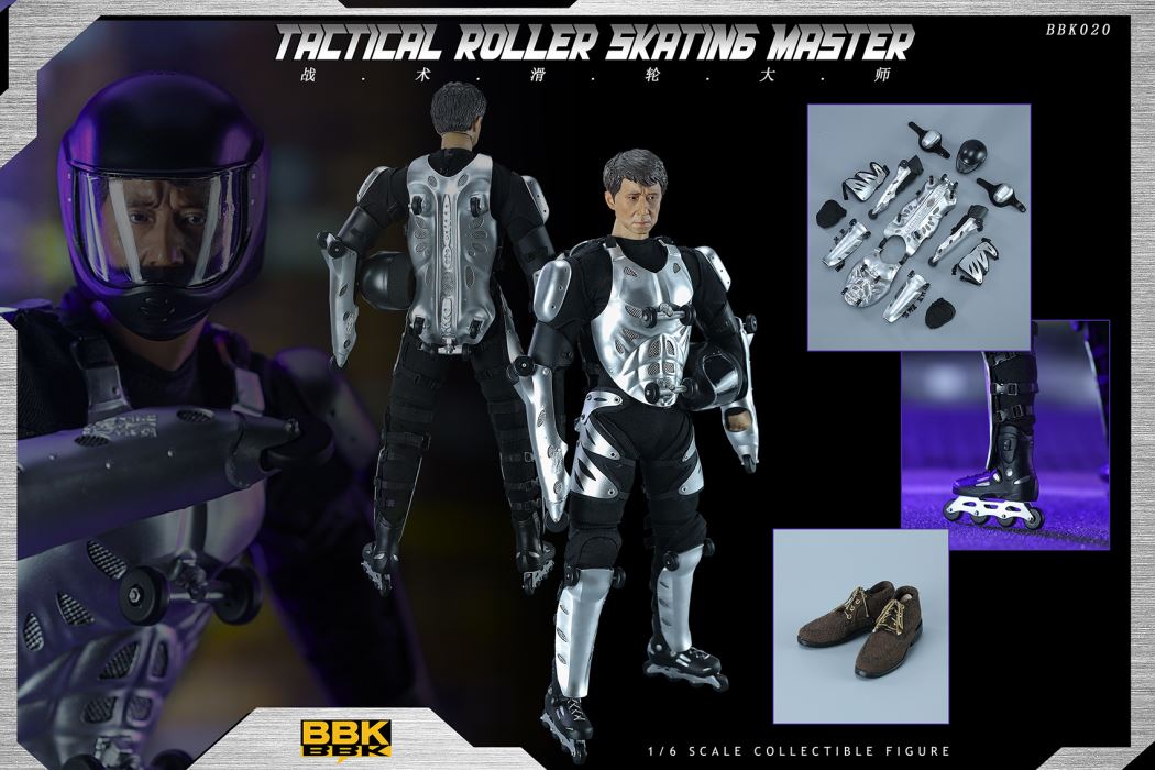 Soldier Tactical Roller Skating Master Hand-made Model 1/6