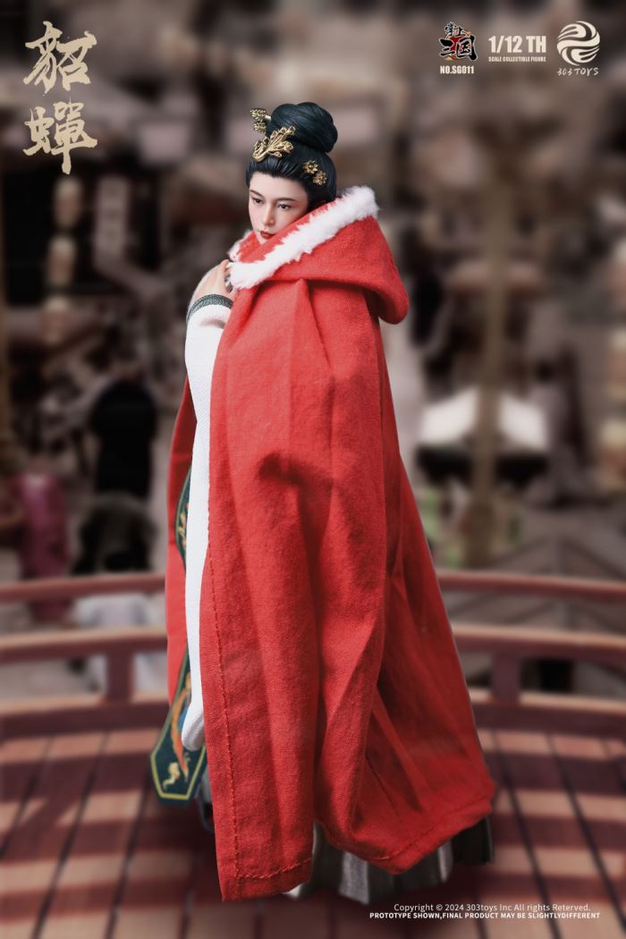 Three Kingdoms - General Lu Bu / Shameful Diao Chan / Dong Zhuo the Marquis of Mei / Taishi Dong Zhuo 1/12