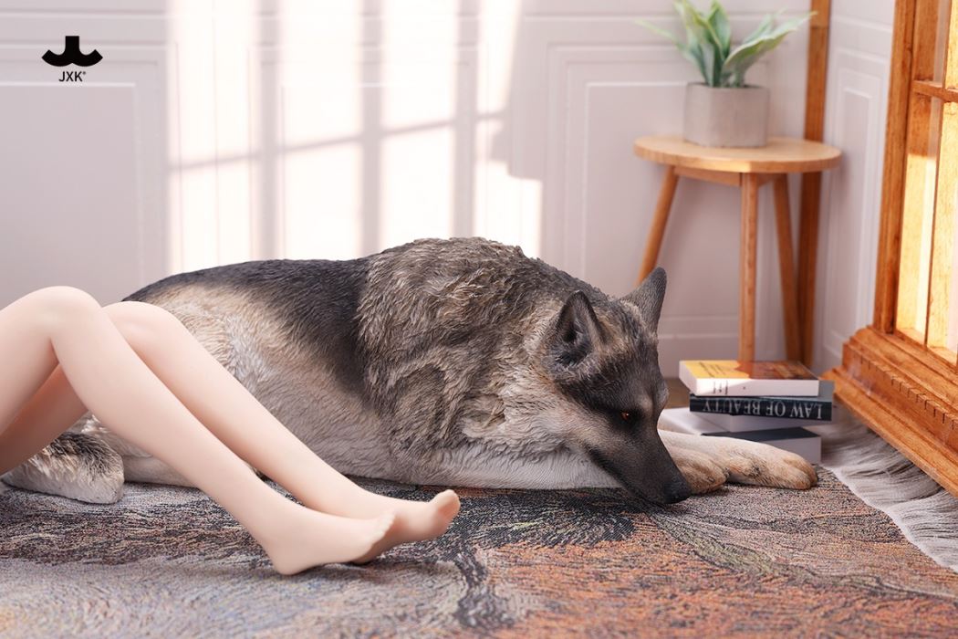 Prone German Shepherd JXK254 1/6