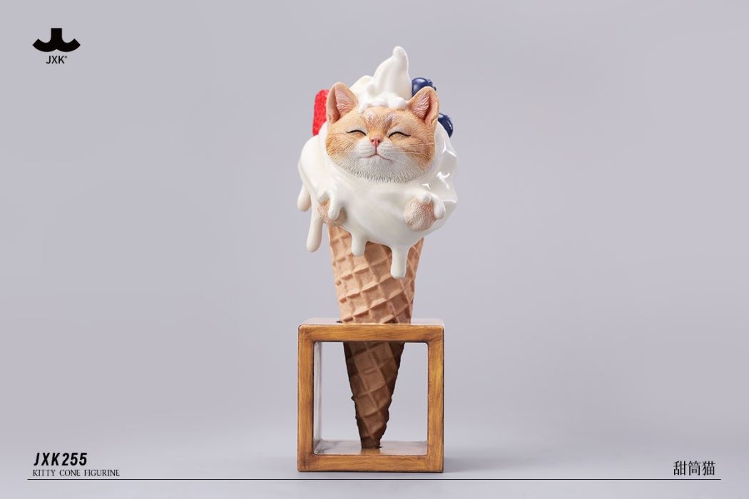 Kitty Cone Figurine