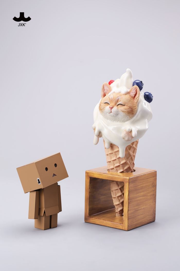 Kitty Cone Figurine