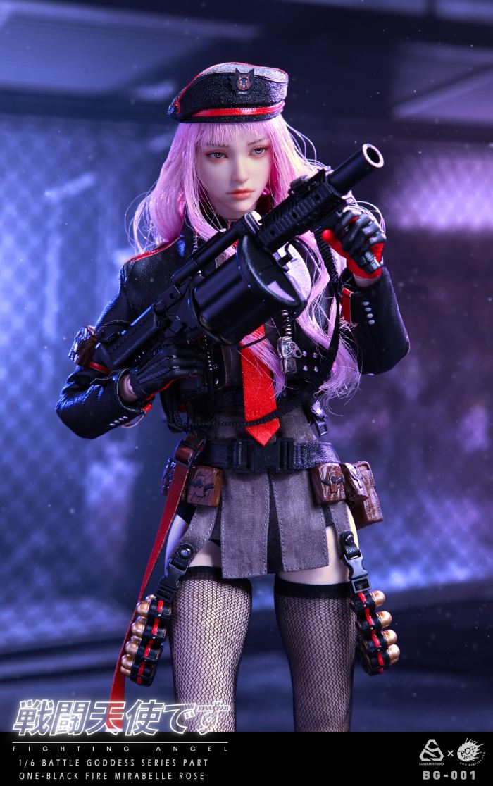 Battle Angel Series PartOne BG-001 Black Fire Mirabelle Rose 1/6