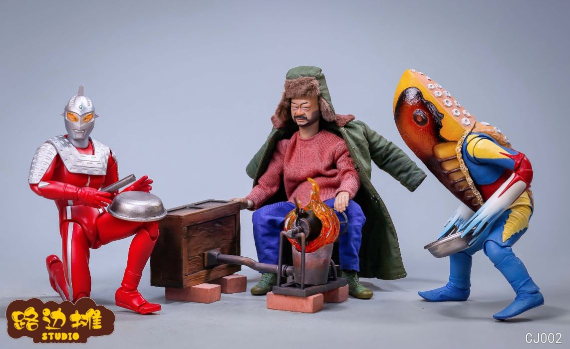 childhood memories Fried popcorn scene set 1/12