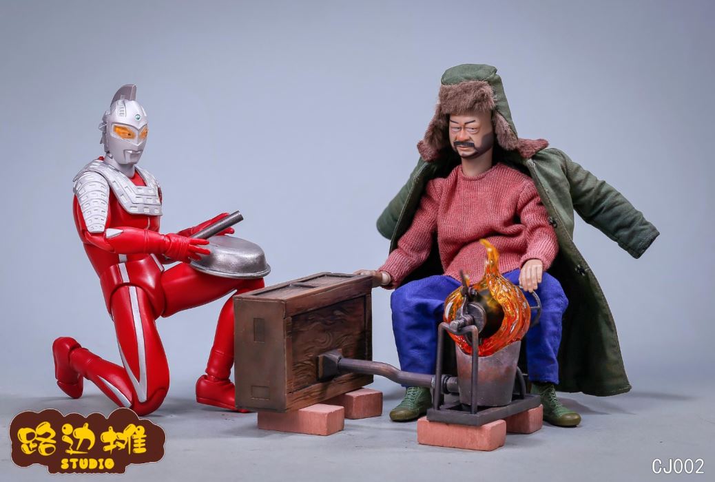 childhood memories Fried popcorn scene set 1/12