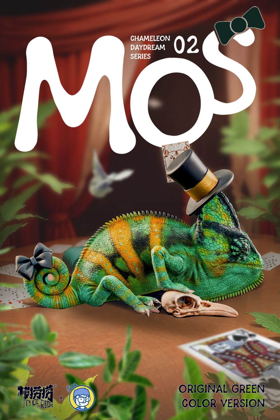 Original Day Dreams Series #2 Mos Veiled Chameleon