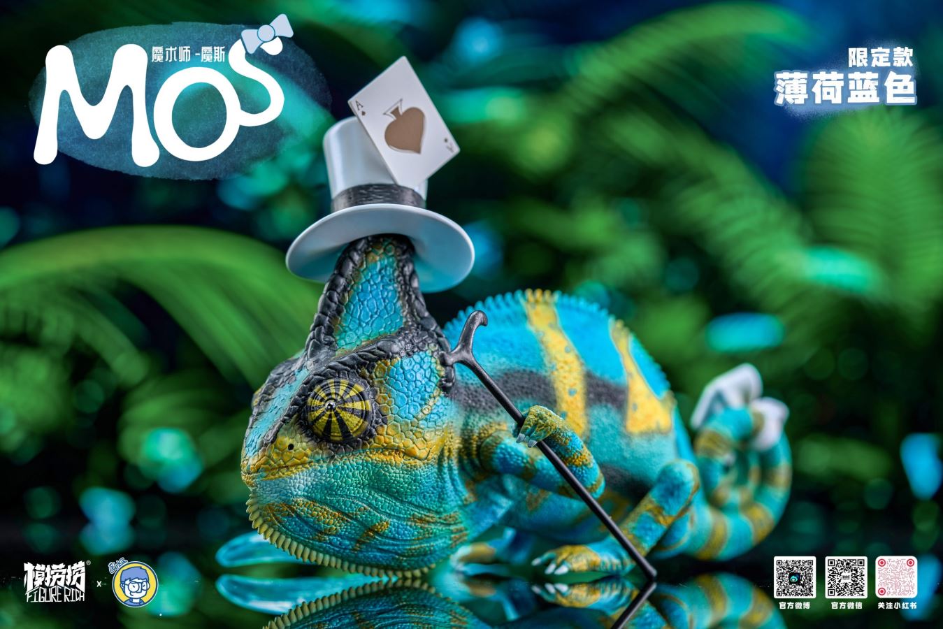 Original Day Dreams Series #2 Mos Veiled Chameleon