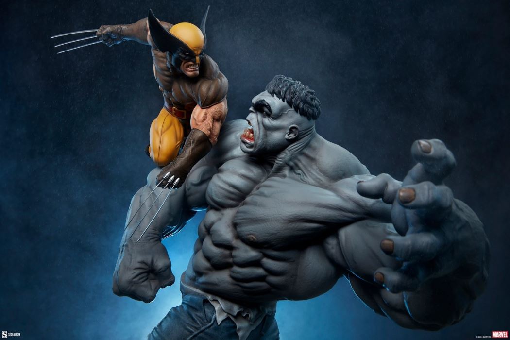 Grey Hulk vs Wolverine