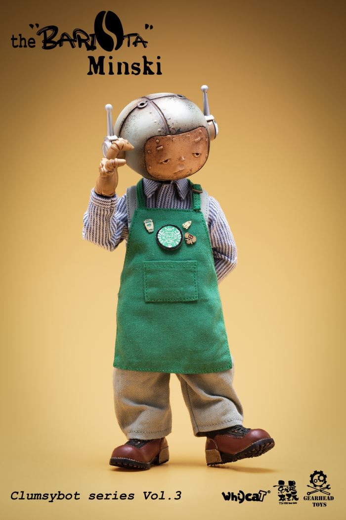 ClumsyBot series third edition - Barista Minski