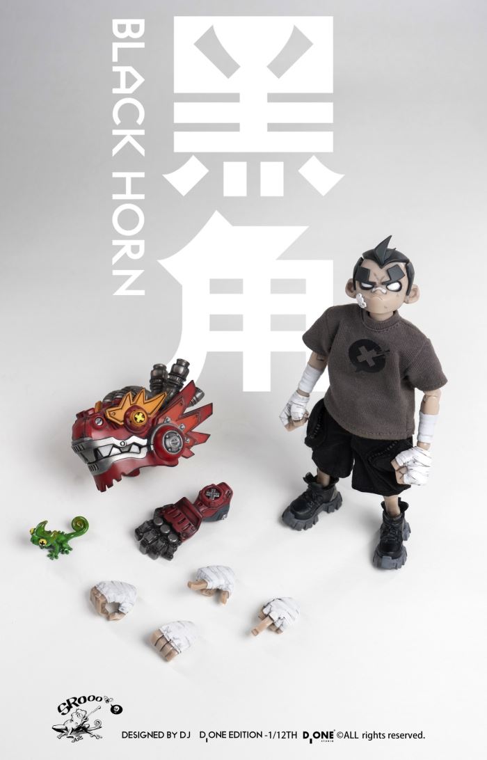 Dragon Year Limited Edition Loop Comic - Black Horn Doll