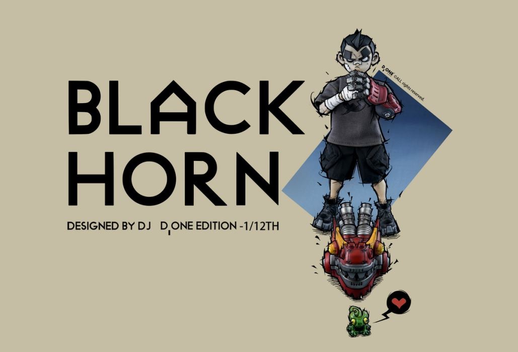 Dragon Year Limited Edition Loop Comic - Black Horn Doll